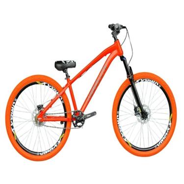 Imagem de Bicicleta Absolute Brutus Pro 3 Laranja Single Com Freio Hidráulico Pneu Laranja