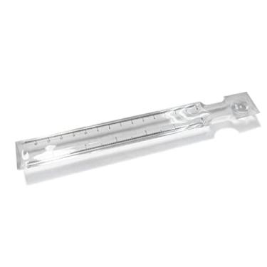 Imagem de CZCZC Régua de mão portátil 2x mastro de lupa com escala de medição lupa de leitura