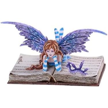 Imagem de Pacific Giftware PT Amy Brown Art Original Collection Bookworm FAE Resin Collectible Figurine