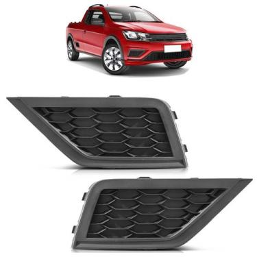 Imagem de Grade Milha Saveiro G7 2017 2018 2019 2020 Gol Voyage G8 Sem Furo Milh