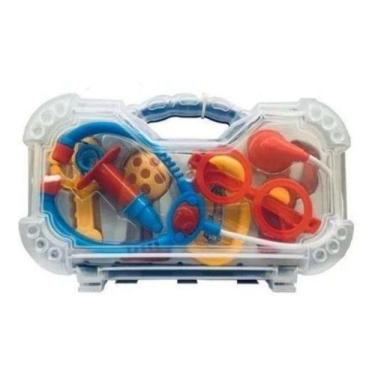 Imagem de Maleta Mini Doutora Ou Doutor-médico Brinquedo Infantil 7pç - Art Brin