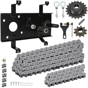 Imagem de CILOYU Kit de reposição de minieixo de bicicleta para Coleman CT200U CT200U-EX BT200X Baja Warrior MB200 MB165 Axis M200 Predator 196cc 200cc 212cc peças de motor 90 + 42 elos 420 roda dentada de