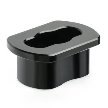 Imagem de Bucha de dobradiça de porta traseira de alumínio atualizada 66102-0C021 Apto para Toyota Tundra 2007-2021 para porta traseira traseira lado esquerdo do motorista preto