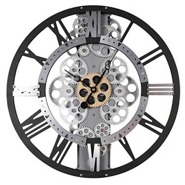 Imagem de Relógio ENGRENAGEM parede metal diâm 45 cm Ilunato FP0002