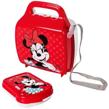 Imagem de Kit Minnie para Meninas Lancheira e Sanduicheira Plasútil Infantil