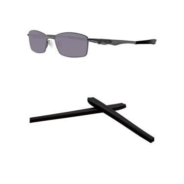 Imagem de Kygear 1 par de alças de braço de substituição de silicone preto, de borracha de silicone, para Oakley Wingspan OX5040/Wingspan OX5052, protetores de braço de óculos antiderrapantes