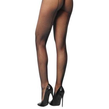 Imagem de Meia -Calça Arrastão Yaffa Y2031 Risca de Giz - YAFFA LINGERIE, Yffpt,
