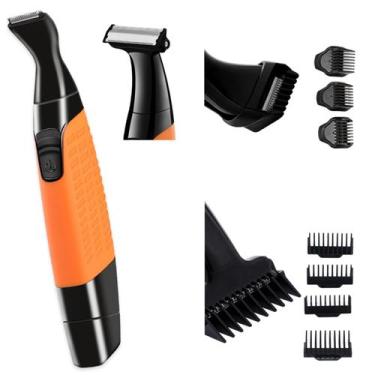 Imagem de Aparador de pelos corporais VSTSERIES Wet Dry para homens com 2 cabeça