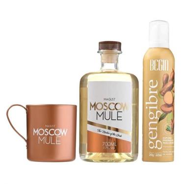 Imagem de Kit Moscow Mule Vodka + Espuma Gengibre + Caneca - Magu