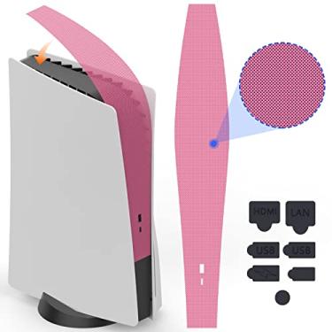 Imagem de Rede de proteção contra poeira para console PS5, barreira de dissipador de calor para PS5, proteção antipoeira, à prova de poeira para unidade óptica PlayStation 5, versão digital, acessórios de