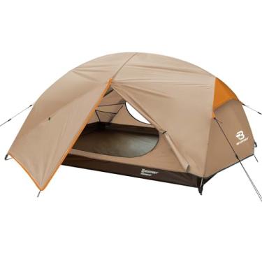 Imagem de Bessport Tenda De Acampamento Para 3 Pessoas, Leve, À Prova D'Água, Vento, Com Duas Portas, Fácil Montar, Barraca Dupla Camada Áreas Externas, Ideal 4 Estações, Caminhadas E Acampamentos