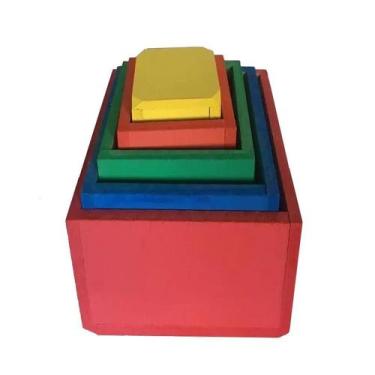 Imagem de Cubo encaixe - BRINQUE E LEIA