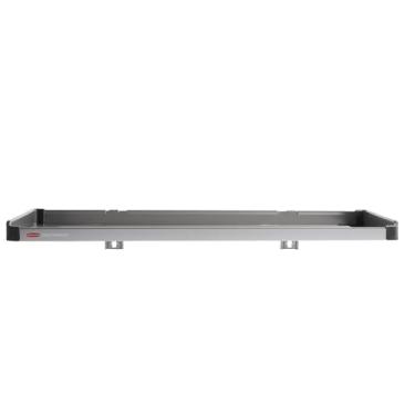 Imagem de Rubbermaid Sistema de organização de prateleira grande FastTrack Rail com capacidade para até 23 kg, ideal para limpeza de produtos, suprimentos de jardim, produtos de lavanderia