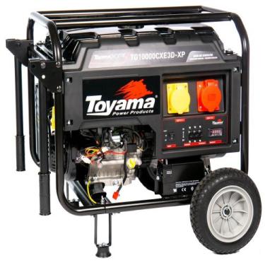 Imagem de Gerador de energia 11,25 kva a gasolina partida elétrica trifásico - T