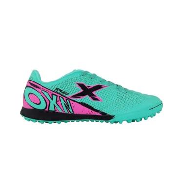 Imagem de Chuteira Oxn Speed 366 (Verde Menta/Pink/Preto Inf 366, BR, Criança de 9 a 12 anos, Numérico, 35)