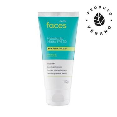 Imagem de Hidratante Facial Matte Panvel Faces Pele Mista A Oleosa Fps30 50g