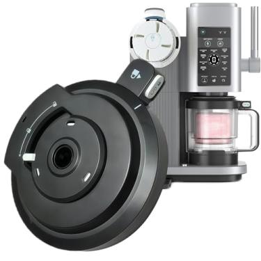 Imagem de Tampa externa da tigela para Ninja CREAMi NC701 NC700, tampa de substituição reutilizável para Ninja Swirl da CreAMi, acessórios para sorveteira compatíveis com NC701