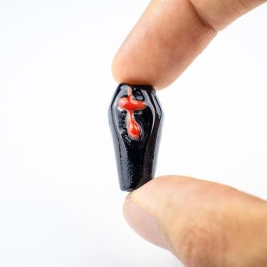 Imagem de Unidade Firma Caixão Exu Preto 27 Mm Murano Guias - Meta Atacado