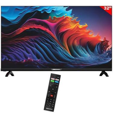 Imagem de Smart TV LED com 32 Polegadas MEGA STAR LED32SM Full HD Wi-Fi com Conv