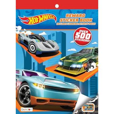 Imagem de Hot Wheels Sticker Book | Hot Wheels Mini Coloring Book | Fast Cars Stickers Pad | Race Car Sticker for Boys | Car Books for Boys | Over 500+ Stickers | Officially Licensed
