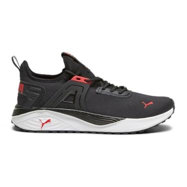 Imagem de PUMA Tênis masculino Pacer 23, Puma Preto - para todos os tempos vermelho - prata puma, 39