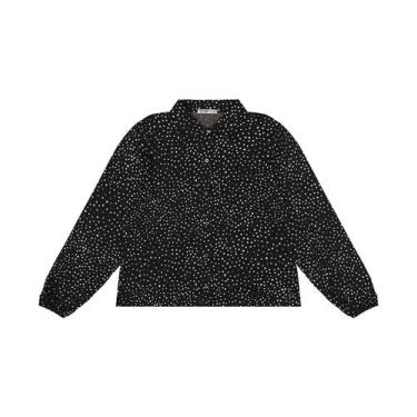 Imagem de Camisa Plus Size Manga Longa Secret Glam Preto, Plus G4, Preto