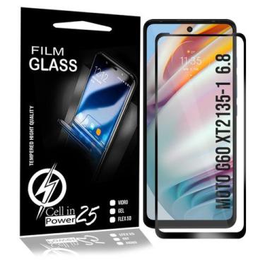 Imagem de Película De Vidro 3d Moto G60 XT2135-1 6.8 Preta Cobre A 100% - Motoro