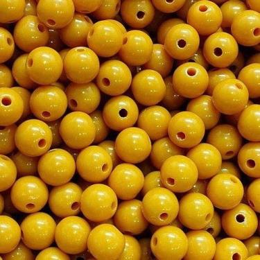 Imagem de BOLINHA DE RESINA Nº 08 (20 G) - LADEIRA BIJUTERIAS, MOSTARDA
