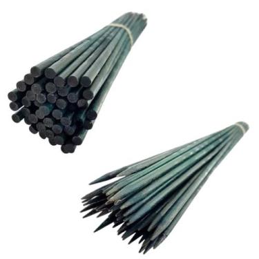 Imagem de Kit 30 Estacas Tutor De Plantas Haste Pintada Bambu 70cm - Orquiflora