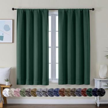 Imagem de Cortinas Blackout Simplebrand Ava Ever Green 140x137cm 2 painéis