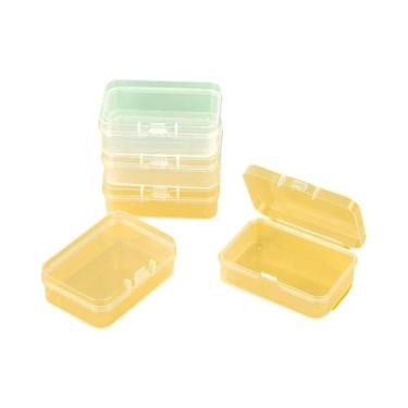 Imagem de Caixas De Armazenamento Transparentes Em PP Mini Estojo Plástico Para 