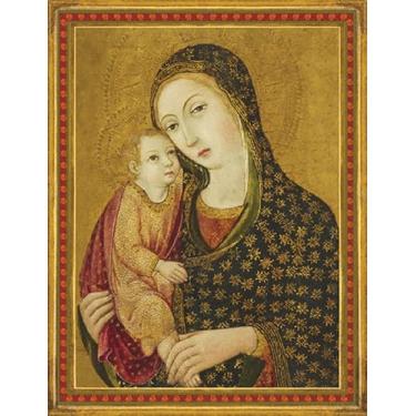 Imagem de Caspari Madonna And Child Boxed Christmas Cards - 16 cartões e envelopes (102203)