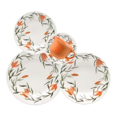Imagem de Aparelho Jantar/Chá | Chá Biona Oxford Donna Lírios, 20 Peças