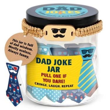 Imagem de Cartões de afirmação Jar Positive Pickle 60 Dad Jokes NFC - DEARMINE