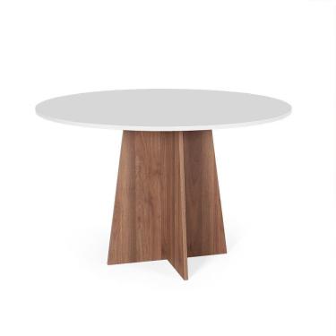 Imagem de Mesa de Jantar Redonda 6 Lugares 120cm Isabela - Straub Web