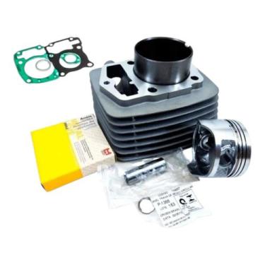 Imagem de Kit Cilindro/pistão/anéis Cbx 200/xr 200/nx 200 Metal Leve + juntas