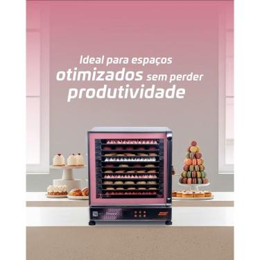 Imagem de Forno Elétrico de Convecção FETPD Maxx Rosa 10 Assadeiras Modelo Turbo Professional Digital Titã