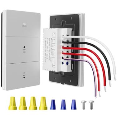 Imagem de Interruptor de regulação de LED 0-10V para drivers de LED Lutron & Levition ou transformador de fonte de alimentação de reatores fluorescentes | Pólo único / 3 vias 120-277V | Máximo 500W | listado