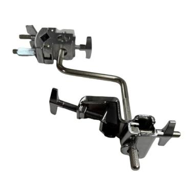 Imagem de Yunhgft Grampo de Montagem de Aro de Bumbo, Suporte de Cowbell, Ferramenta de Prática, Grampo de Aro de Tambor com Barra em Forma de Z para Estúdio