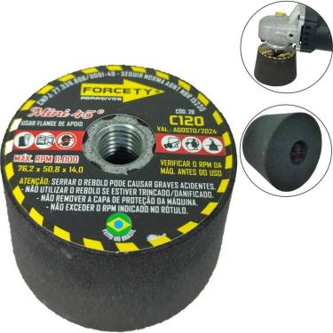 Imagem de 2X Rebolo Para Esmerilhadeira Em Corte De Porcelanato Marmor