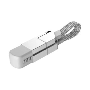 Imagem de Cabo De Carregamento Rápido Multi 4 Em 1 De 60W TYPE-C IOS 27W Com Cha