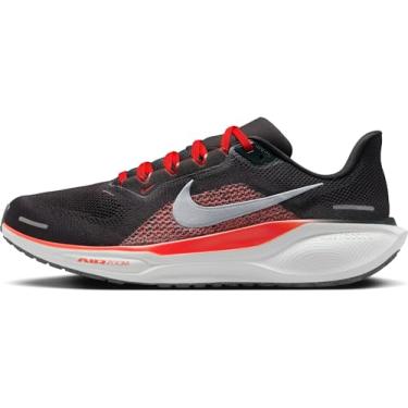 Imagem de Nike Tênis masculino Pegasus 41, Dk Smoke Grey Pure Platinum Lt Crimson, 45.5 EU