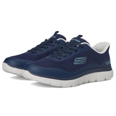 Imagem de Skechers Tênis masculino Summits Leyter Hands Free Slip-in, Azul marinho/azul, 46