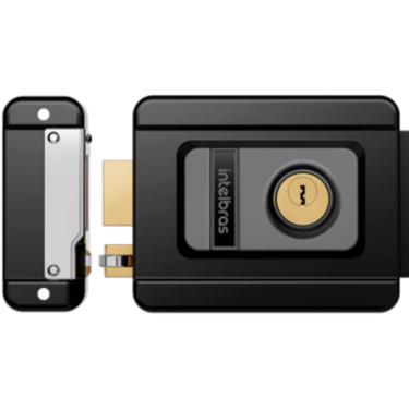 Imagem de Fechadura Elétrica de sobrepor FX 1500 Preta - 4679061 - INTELBRAS