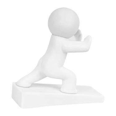 Imagem de IEUDNS Batente de porta bonito, cunha decorativa para batente de porta, reduz arranhões, protege seus pisos, portas, suporte para carpete residencial, Style a