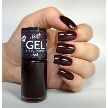 Imagem de Esmalte Efeito Gel Axé Bella Brazil 9ml  Brilho e Longa Duração