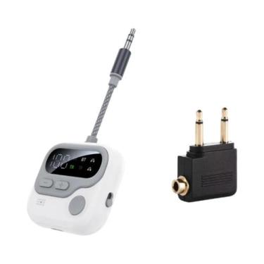 Imagem de Transmissor E Receptor De Áudio Bluetooth 5.4 2 Em 1 Com Reprodução De