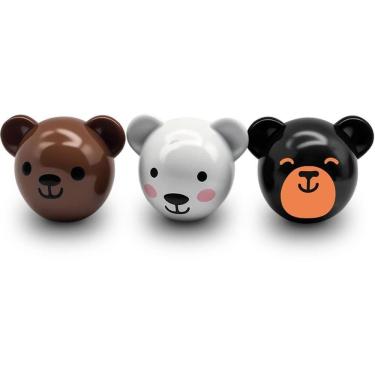 Imagem de Apontador Com Deposito Ursinho 3 Cores Pote-12