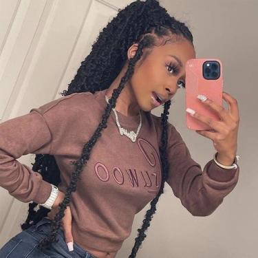 Imagem de Crochet Hair ZRQ Butterfly Locs 30 polegadas, 6 pacotes sintéticos