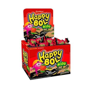 Imagem de Chiclete Happybol Acido Mor. 140g Florestal